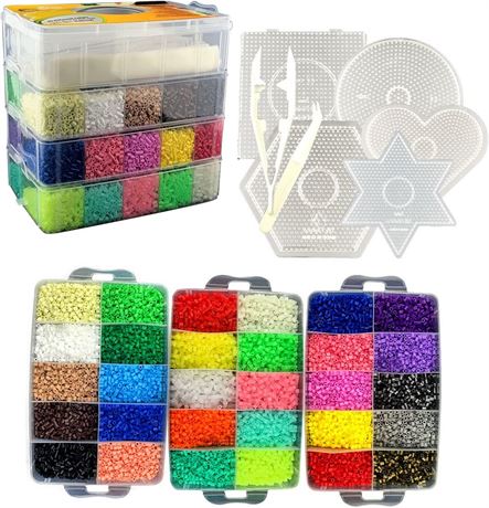 LITTLE VISIONARY 30,000 Fuse Beads - Deluxe Hama Bead Kit