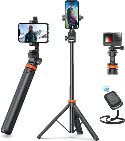 EUCOS Selfie Stick Tripod with Remote