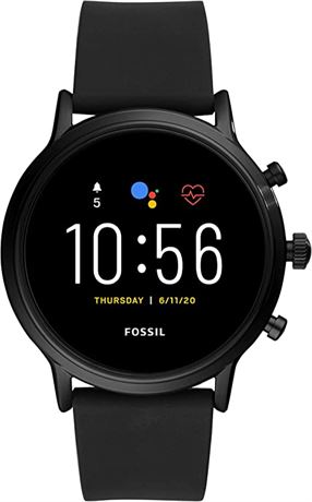 Fossil Gen 5 Carlyle Stainless Steel Touchscreen Smartwatch - BLACK