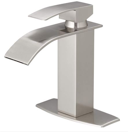 BESy Waterfall Spout Bathroom Faucet