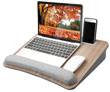 HUANUO Lap Laptop Desk - Portable Lap Desk with Pillow Cushion