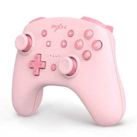 PXN Wireless Switch Controller for Nintendo Switch/Switch Lite/OLED - PINK