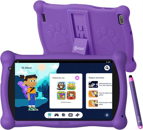 Contixo Kids Tablet V10, 7-inch HD, Ages 3-7, Toddler Tablet