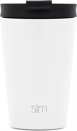 Simple Modern Insulated Tumbler with Lid and Straw 12oz | Winter White