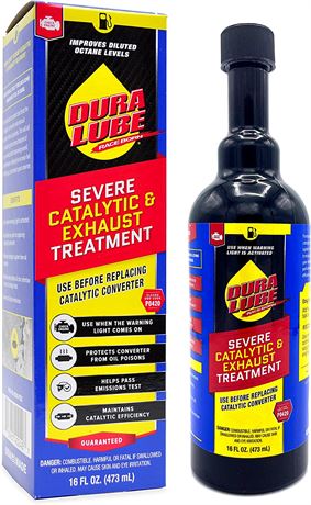 Dura Lube Severe Catalytic 7Exhaust Treatment Cleaner Fuel Additive, 16 fl. oz