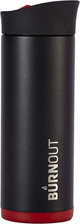 BURNOUT Temperature Regulating Travel Mug 16 oz Black