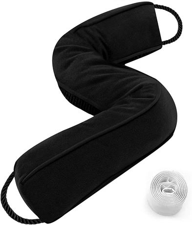 Sunolga 32" Weighted Door Draft Stopper - Black