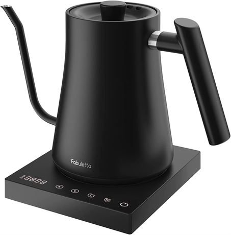 Fabuletta Electric Kettle Temperature Control 100% Stainless Steel