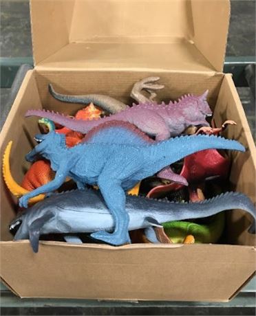 Boley 12 Pack 9-Inch Educational Dinosaur Toys