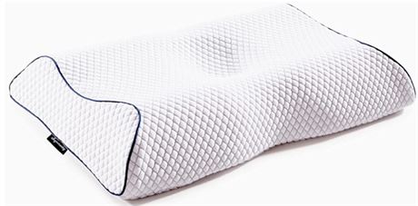 Cervical Contour Memory Foam Pillow: Neck Support Chiropractic Pillow