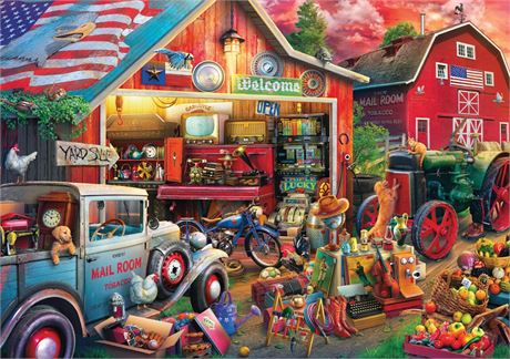 Buffalo Games - Country Life - Antique Barn - 500 Piece Puzzle