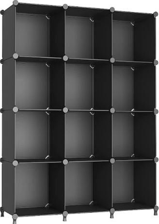 Neprock Cube Storage Organizer 12 Cube Bookshelf