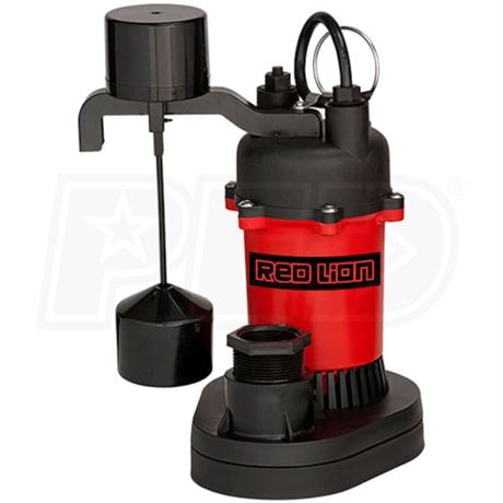 Red Lion 115-Volt, 1/3 HP, 3200 GPH Aluminum and Thermoplastic Sump Pum