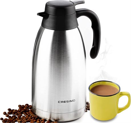 68Oz Thermal Coffee Carafe Insulated Stainless Steel Vacuum Flask/Thermos