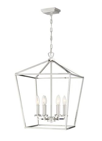 Park Harbor PHPL6486 Hillpoint 6 Light 17" Wide Polished Nickel Indoor Lighting