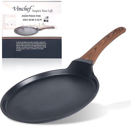 Vinchef Nonstick Crepe Pan, 10inch Skillet Pan