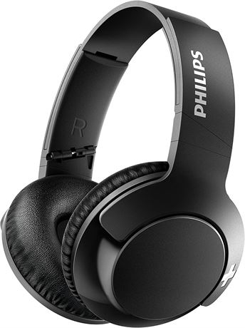 PHILIPS BASS+ SHB3175 Wireless Headphones - Matte Black