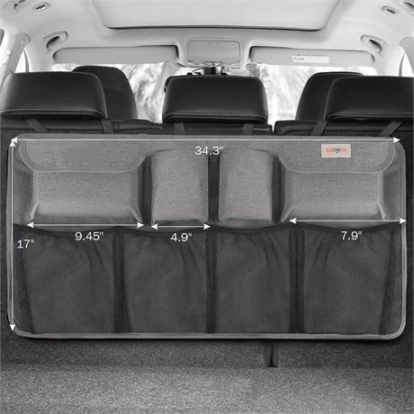 SURDOCA Car Trunk Organizer Space Saving Expert -- Black