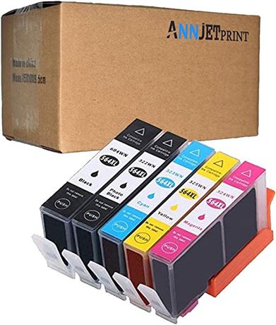 Annjet Print 5-Pack C410A Ink Cartridges