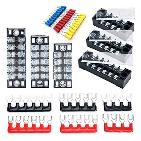 CGELE Terminal Blocks, Terminal Strips, Fork Wire Connector Kit