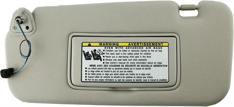 SAILEAD Left Driver Side Sun Visor Replacement for 2009-2014 Nissan Murano