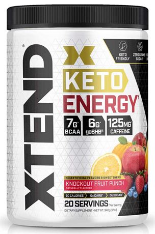 Scivation XTEND (Fruit Punch) 20 Servings (Best by 10/2021)