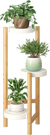 FILWH Plant Stand Indoor Outdoor Plant Rack 3 Tier 3 Potted Flower Holde