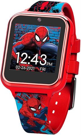 Accutime Kids Marvel Spider-Man Smart Watch, Red