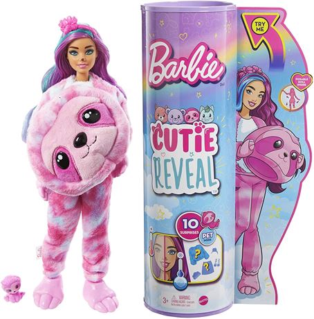 Barbie Cutie Reveal Doll - Sloth