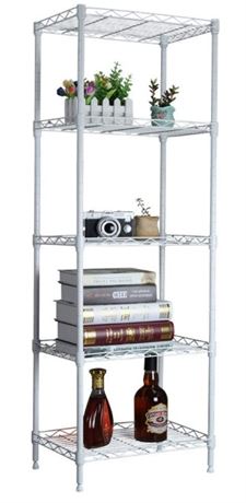 5-Wire Shelving Metal Storage Rack Adjustable Shelves