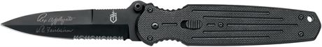 GERBER Covert Knife, Serrated Edge, Black [22-01966]