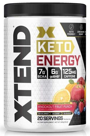 XTEND | Keto Fruit Punch 20 Servings - BCAA