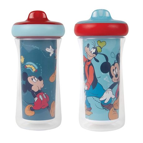 The First Years Disney Mickey Mouse Insulated Sippy Cups 9 Ounces