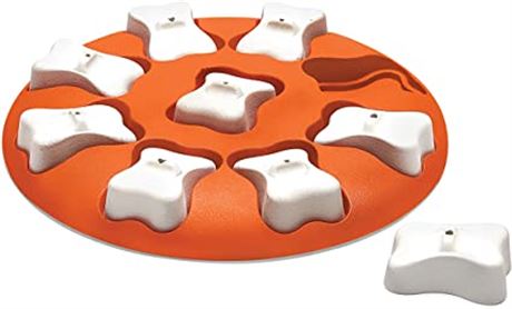 Outward Hound Dog Smart Interactive Treat Puzzle Dog Toy, Orange