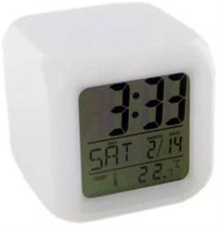 Glowing LED Color Mood Changing Digital Alarm Clock