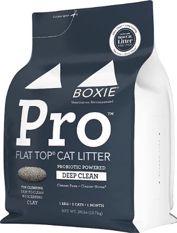 Boxiecat Pro Deep Clean, Scent Free, Probiotic Clumping Cat Litter