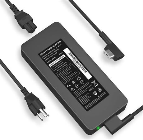 New Replacement Slim 200W Razer Blade Charger