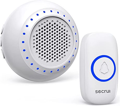 Secrui Wireless Doorbell, 1 Button/1 Receiver