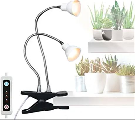 Aceple LED Grow Light, Desk Clip Lamp for Indoor Plants