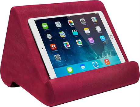 Pillow Pad Ultra Multi-Angle Soft Tablet Stand, Burgundy