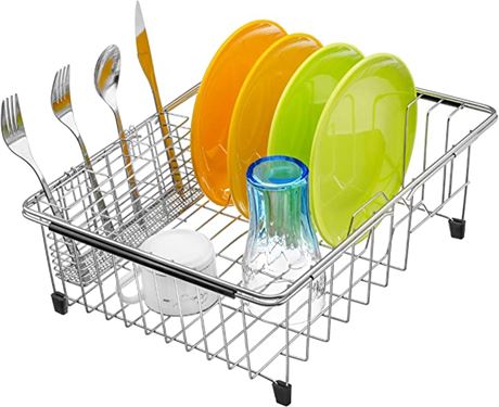 iPEGTOP Expandable Deep Large Dish Drying Rack