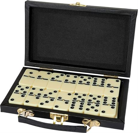 Domino Set -28 Pieces Double Six in Durable Wooden Box