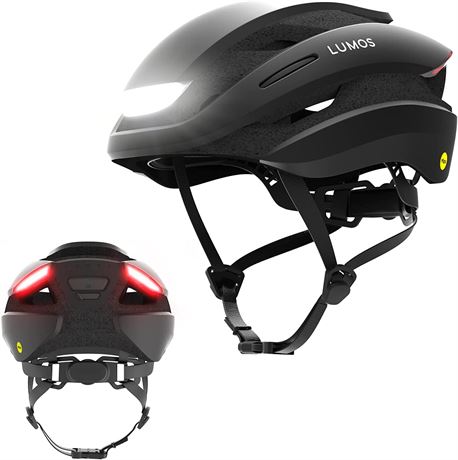 Lumos Ultra Smart Bike Helmet, Front & Back LED Lights w/ Turn Signals (M/L)