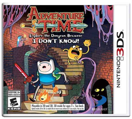 Adventure Time: Explore the Dungeon Because I DON'T KNOW! 3DS - no case