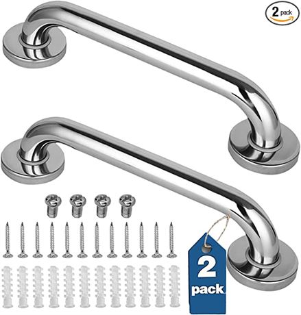 2 Pack, Stainless Steel Bathroom Grab Bar