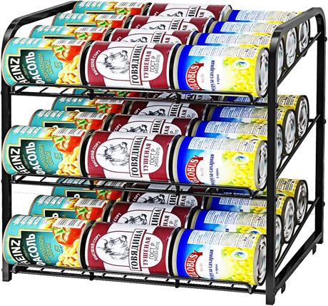 AIYAKA Can Rack Organizer, 3 Tier Stackable