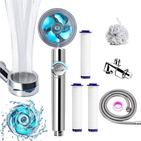 Hydro Jet Shower Head Kit with Replacement kit