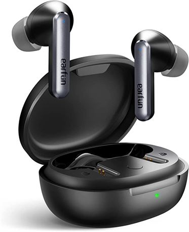 EarFun Air S Noise Cancelling Wireless Earbuds, Black