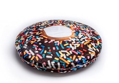 18" Sprinkle Donut Multi-Purpose Memory Foam Pillow