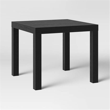 Room Essentials End Table, Black, Set of 2